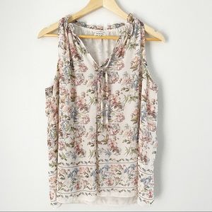 Max Studio Bohemian Floral Top Sz Medium